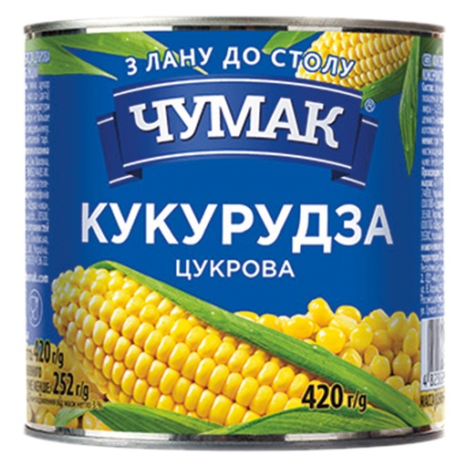 Chumak Groente-maïs, gesteriliseerd.
