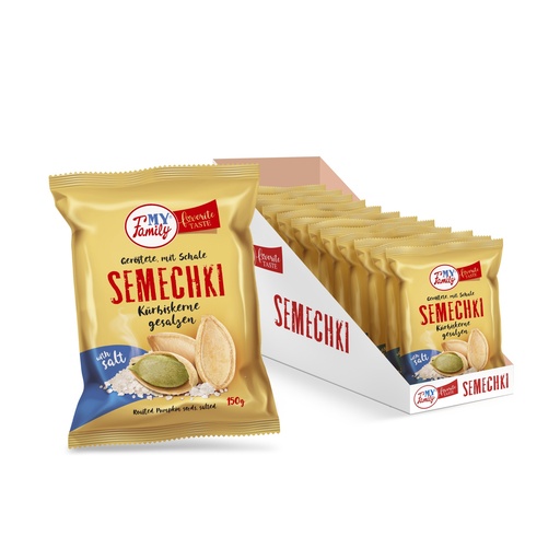 "MIJN FAMILIE" Geroosterde pompoenpitten met schil, gezouten