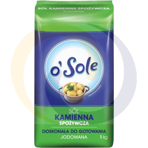 Иодированная каменная соль o`Sole 1,0 кг/10 шт Cenos