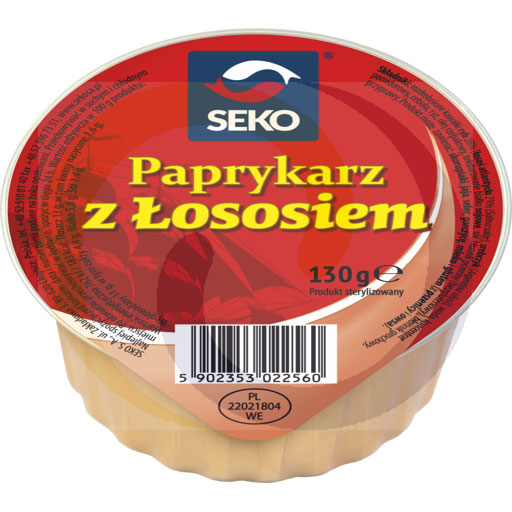 Paprykarz Vis en Rijst Conserve met tomatensaus en zalm 130g