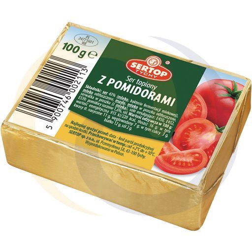 Сырный намазка Sertop Tychy с томатами 100 г