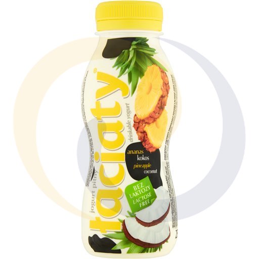 Lactosevrije Ananas Kokos Drinkbare Yoghurt 0,25l