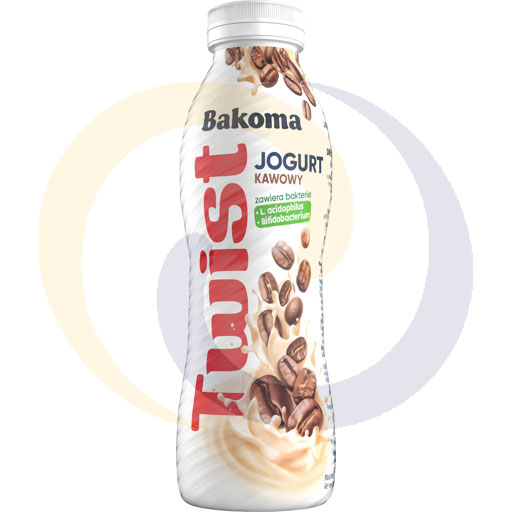 TWIST питьевой кофе йогурт 370г/6шт Bakoma