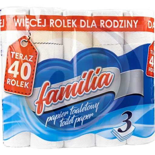 MM.FAMILIA ТУАЛЕТНАЯ БУМАГА А`40 3-ЛИСТА.120NOV.