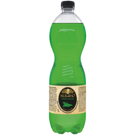 "SULIKO" Koolzuurhoudende frisdrank met dragon-smaak.