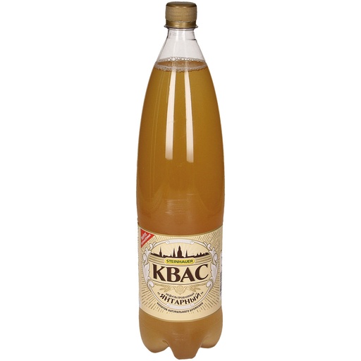 Gistdrank "KWAS BERNSTEINGELB" op basis van appelsapconcentr