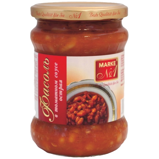 Witte bonen in tomatensaus, pittig scherp