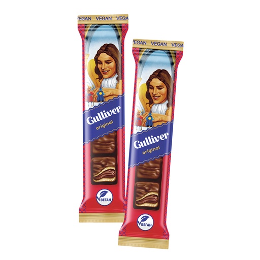 Wafelsnede "Gulliver" Origineel met een romige vulling 57% i