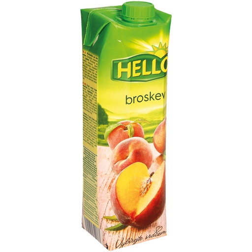 Perziknectar uit geconcentreerde perzikpuree 50% fruitgehalt