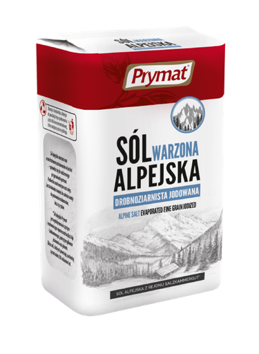 "Prymat" alpenzout fijnkorrelig gejodeerd