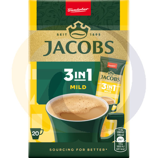 Koffie 3in1 Jacobs Mild 11,1g/20st/6doosjes Jacobs