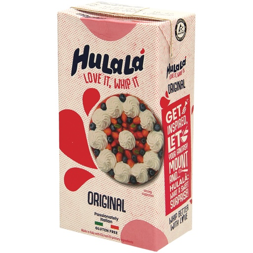 Ultrahoog verhitte gezoete bereiding om te kloppen op basis 