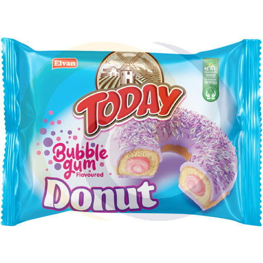 Donut met supervisie kauwgomsmaak. 50g