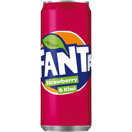 Verfrissingsdrank "Fanta" met aardbei- en kiwismaak