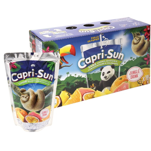 Multifruit sapdrank "Jungle Drink" met 10% vruchtgehalte