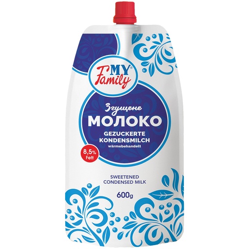 "MY FAMILY" Gezoete gecondenseerde melk, verhit, 8,5% vet