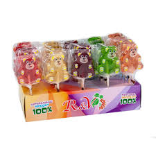 R&V gekleurde karamel lolly beer 30g