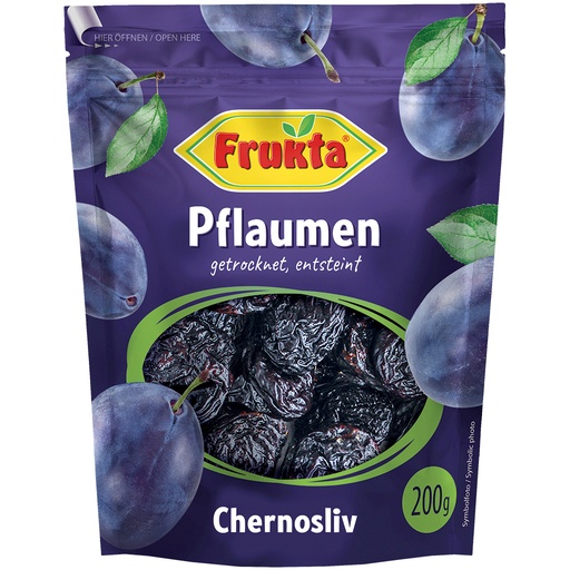 Gedroogde pruimen, ontpit