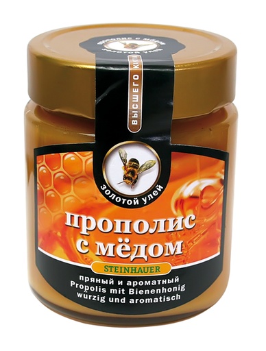 Propolis met bijenhonig pittig en aromatisch