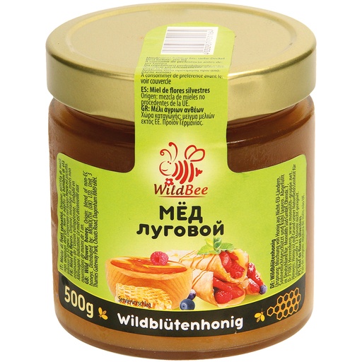 Wilde bloemenhoning "Lugovoj"