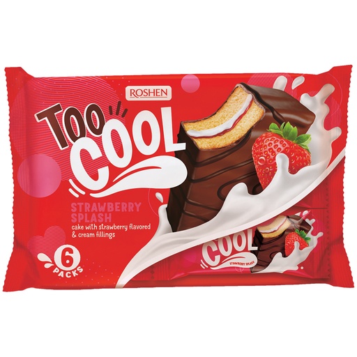 "TE GEK AARDBEI SPLASH" Biskuitsnede