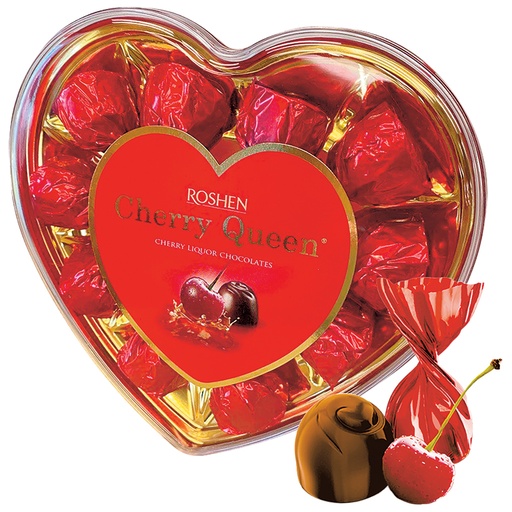 "Cherry Queen" Chocoladepralines met alcoholische kersen