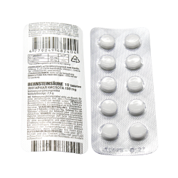 Barnsteenzuur 10 tabletten, 150 mg