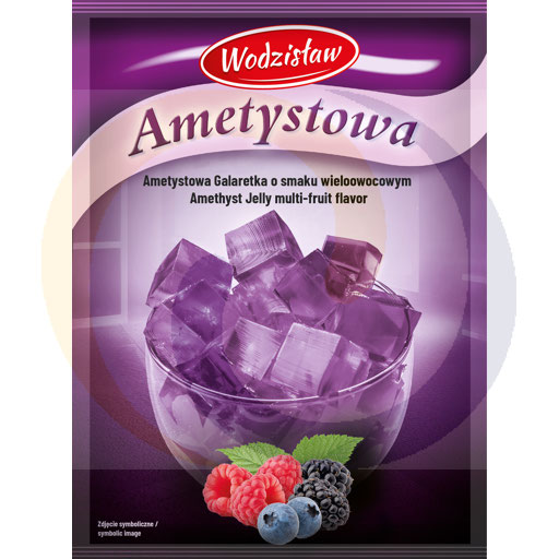 Аметистовое мультифруктовое желе 71г/20 шт Водзислав