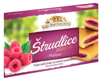 Strudel met Framboos 252g