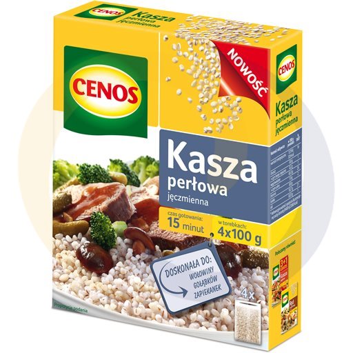Cenos Parelgort 400 g (4 Zakjes)
