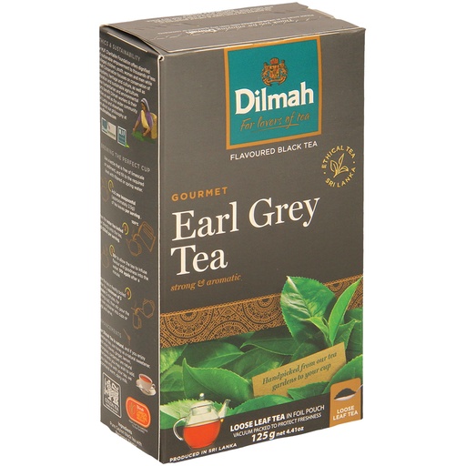 Gearomatiseerde zwarte thee met bergamot-smaak.