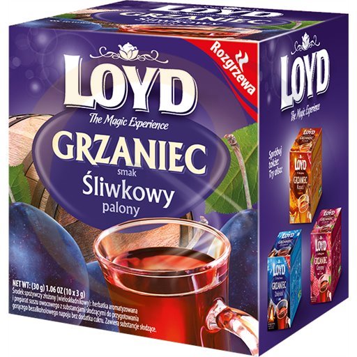 Лойд Винный Чай с Ароматом Сливы 30 г (10 x 3 г)