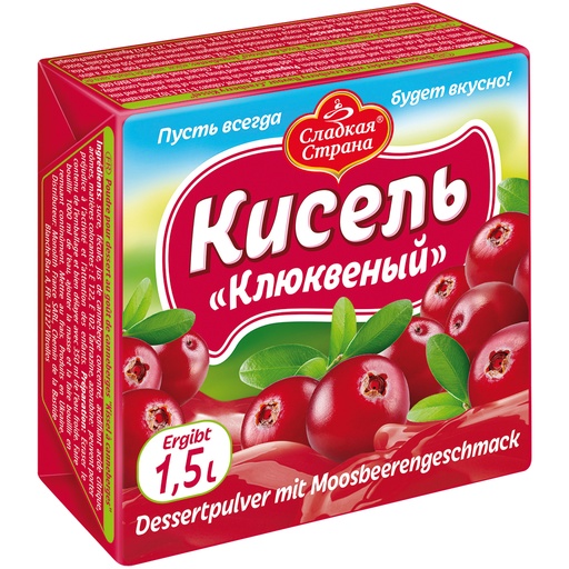 "SLADKAYA STRANA" Клюквенный кисель