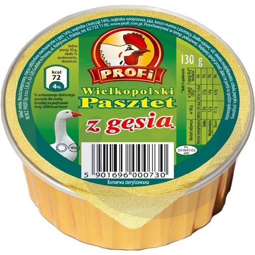 Profi Wielkopolski Paté met Ganzen 130 g