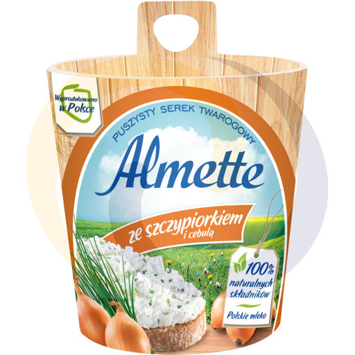 Алметте с зеленым луком и луком-пореем Нежный творог 150 г