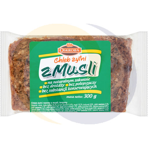 Oskroba Roggebrood met Muesli 300 g