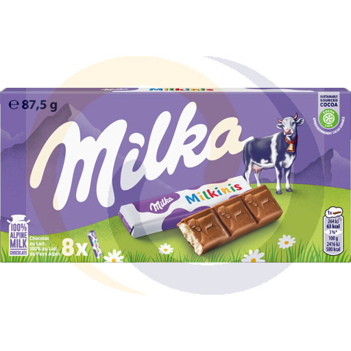Milka Milkinis Шоколад 87.5г/20шт Mondelez