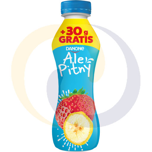 Danone Drinkyoghurt aardbei/banaan fles 300g