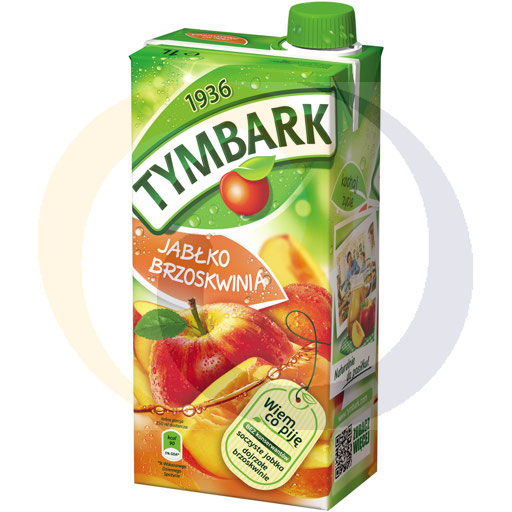 Яблочно-персиковый напиток в упаковке 1,0 л E Tymbark