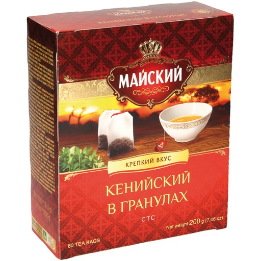 Zwarte thee uit Kenia "Majskij" 80 x 2,5g