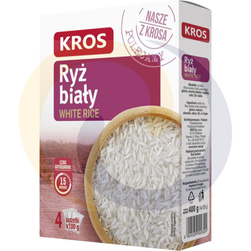 Witte rijst 4*100g/12st Kros