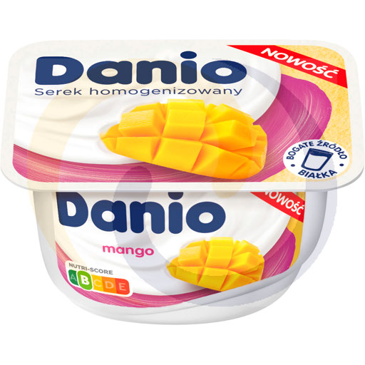 Гомогенный сыр. Danio манго 130г / 16шт Danone