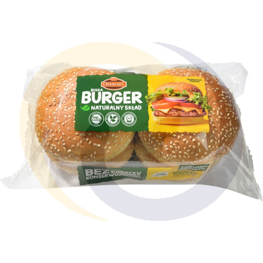 Burgerbroodjes Natuurlijke samenstelling 220g/7 stuks. Schra