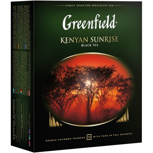 Zwarte Thee "Greenfield Kenyan Sunrise" 100 x 2g