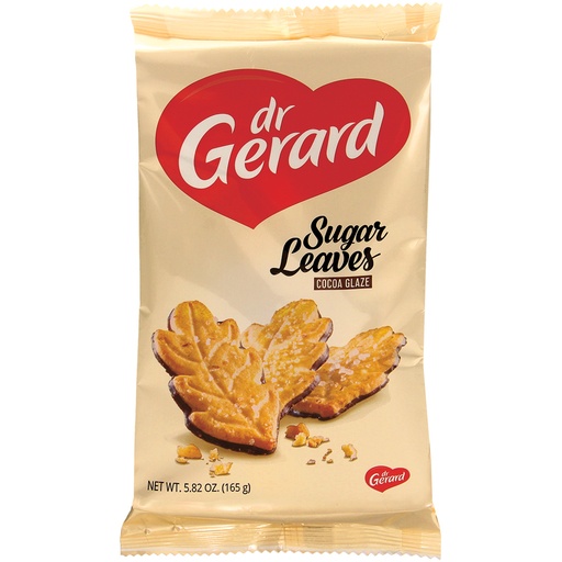 Печенье "Sugar leaves" на какаосодержащей глазури, посыпанно