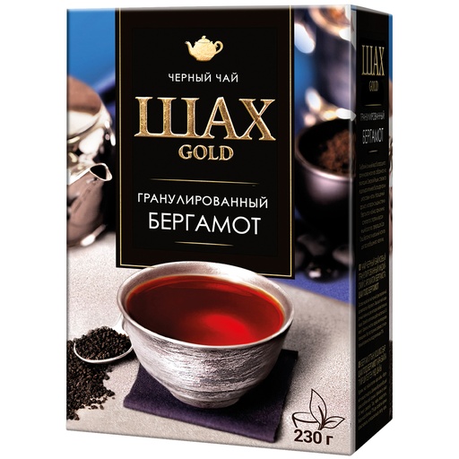 Zwarte thee "Shah Gold Bergamot", gegranuleerd
