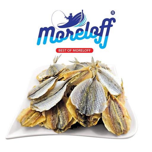 MORELOFF Snack van goudband-selar, gezouten, gedroogd