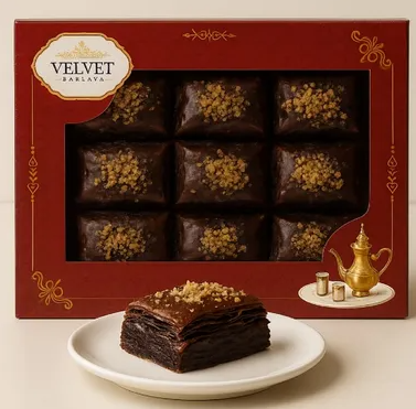 Velvet baklava chocolade 250g