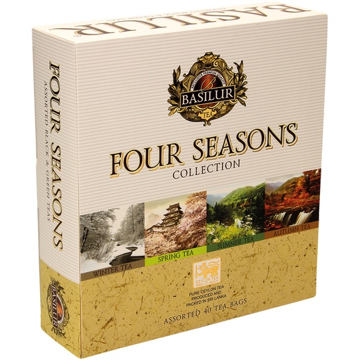Theemix "Four Seasons" van 4 soorten gearomatiseerde Ceylon