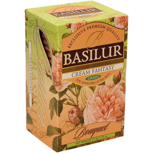 Groene ceylonthee, gearomatiseerd - Aardbei, room